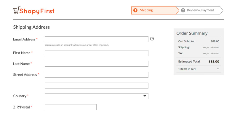 Magento checkout