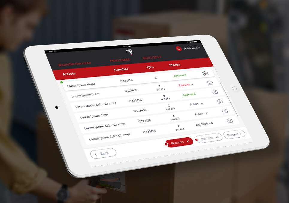 iPad-based Return Process Automation Solution For Ecommerce Store